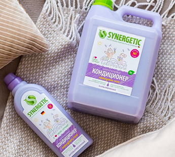 SYNERGETIC кондиционер для белья с лавандой